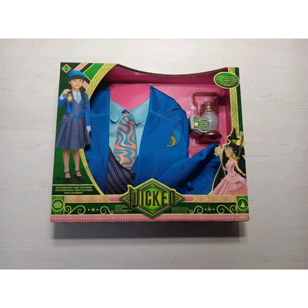 WICKED Shiz University Uniform Costume Hat Lantern NEW Girls 4-6X